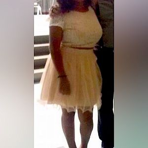 Blush colored dress -2 piece